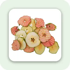 Apple Krispies – Kurutulmuş Yeşil Elma Dilimleri – Mayhoş & Renkli